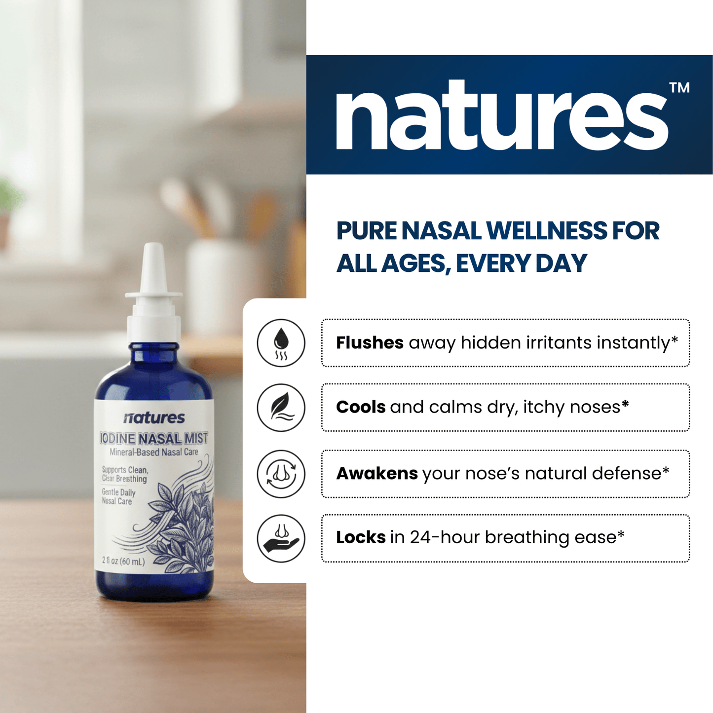 Natures® - Iodine Nasal Mist