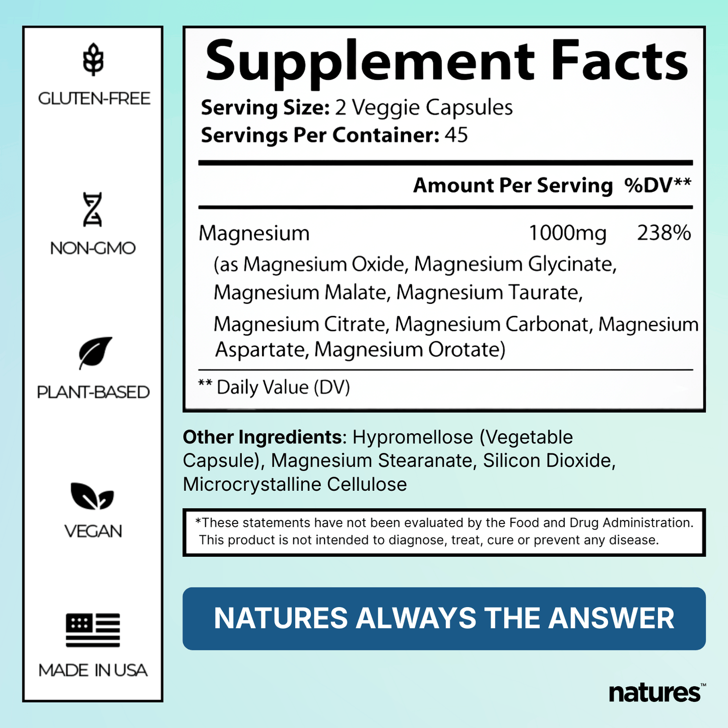 Natures® - 8-in-1 Magnesium Complex